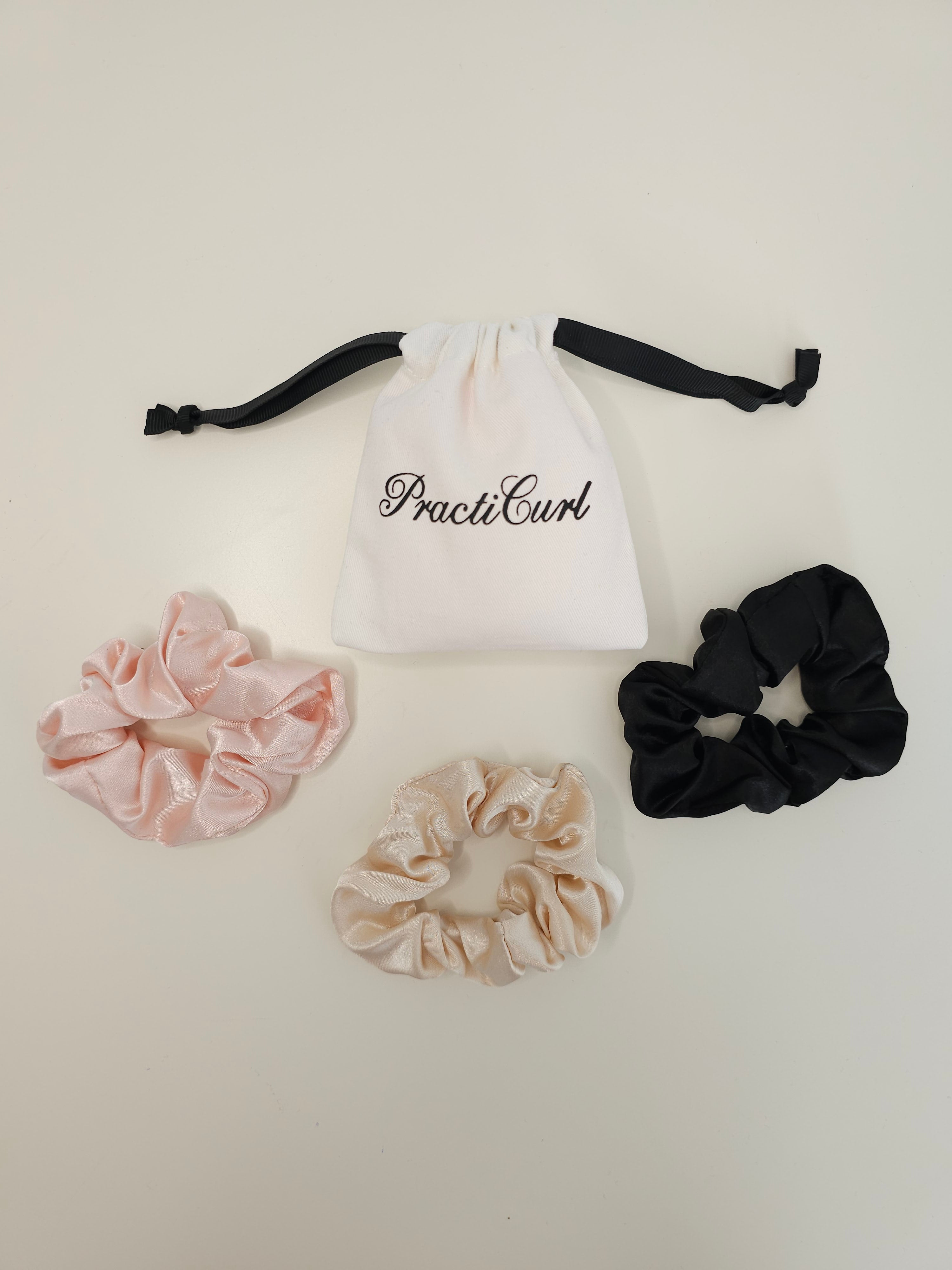 The 'Crystal' Scrunchie Trio