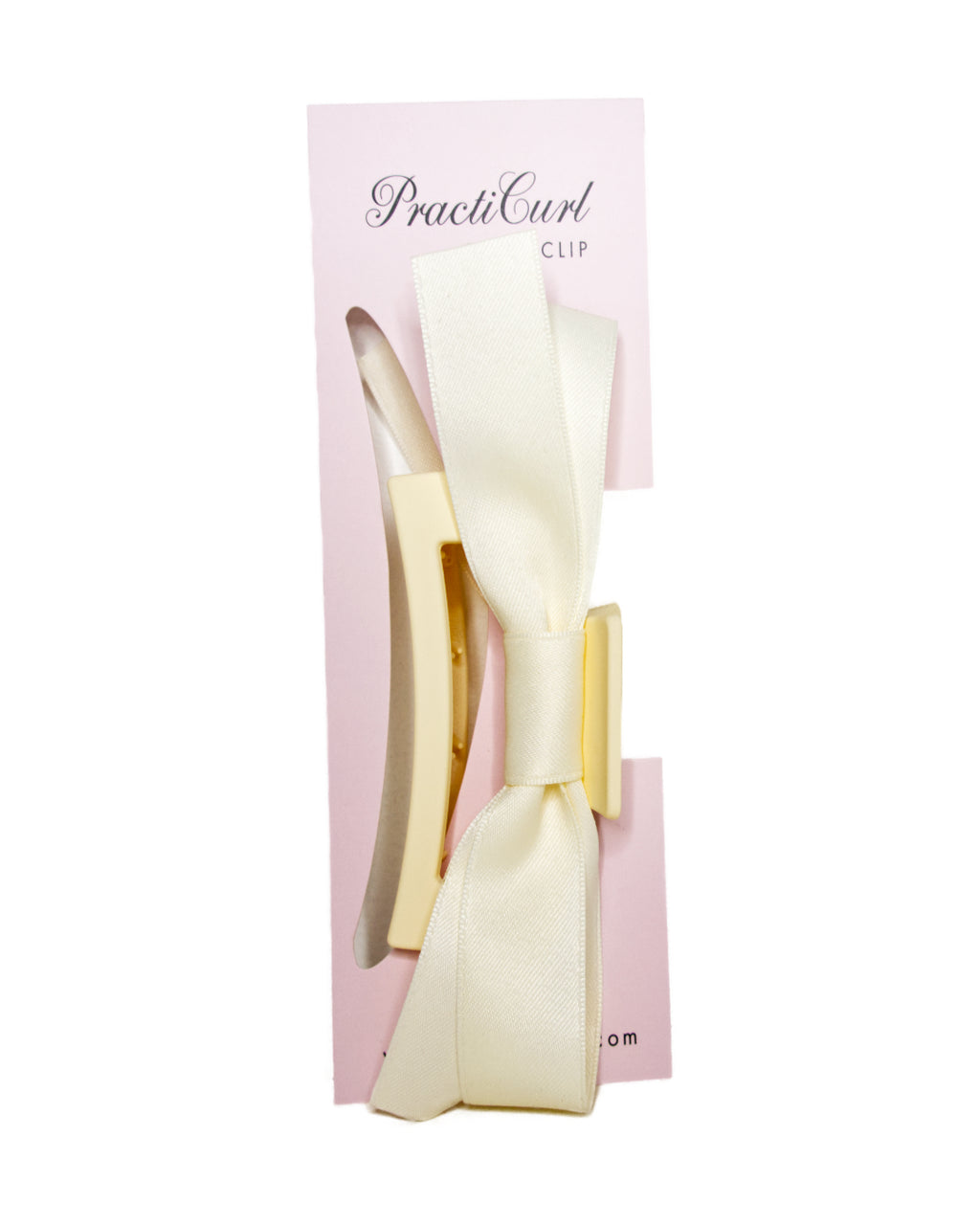 Small Bow Clip - Cream
