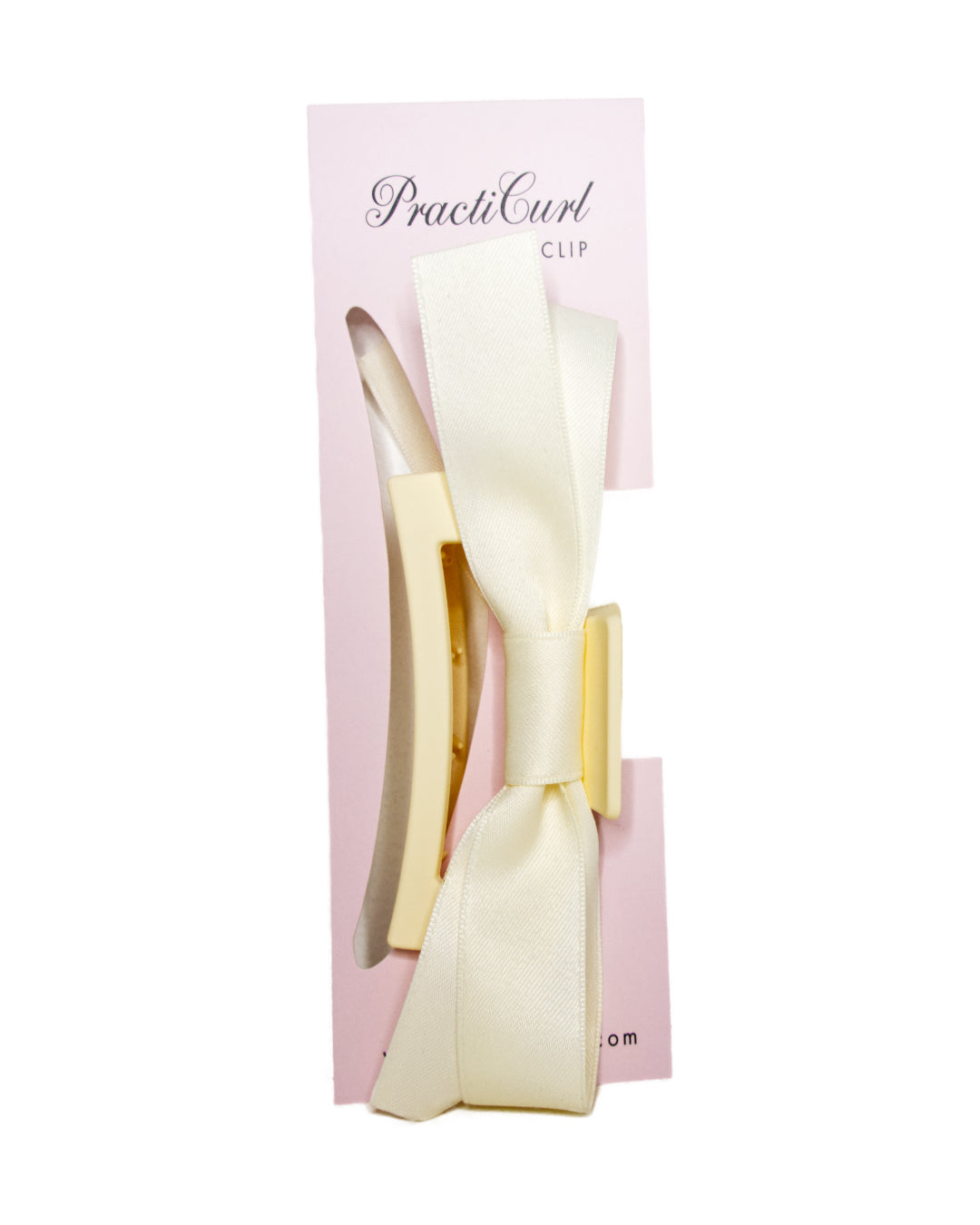 Small Bow Clip - Cream