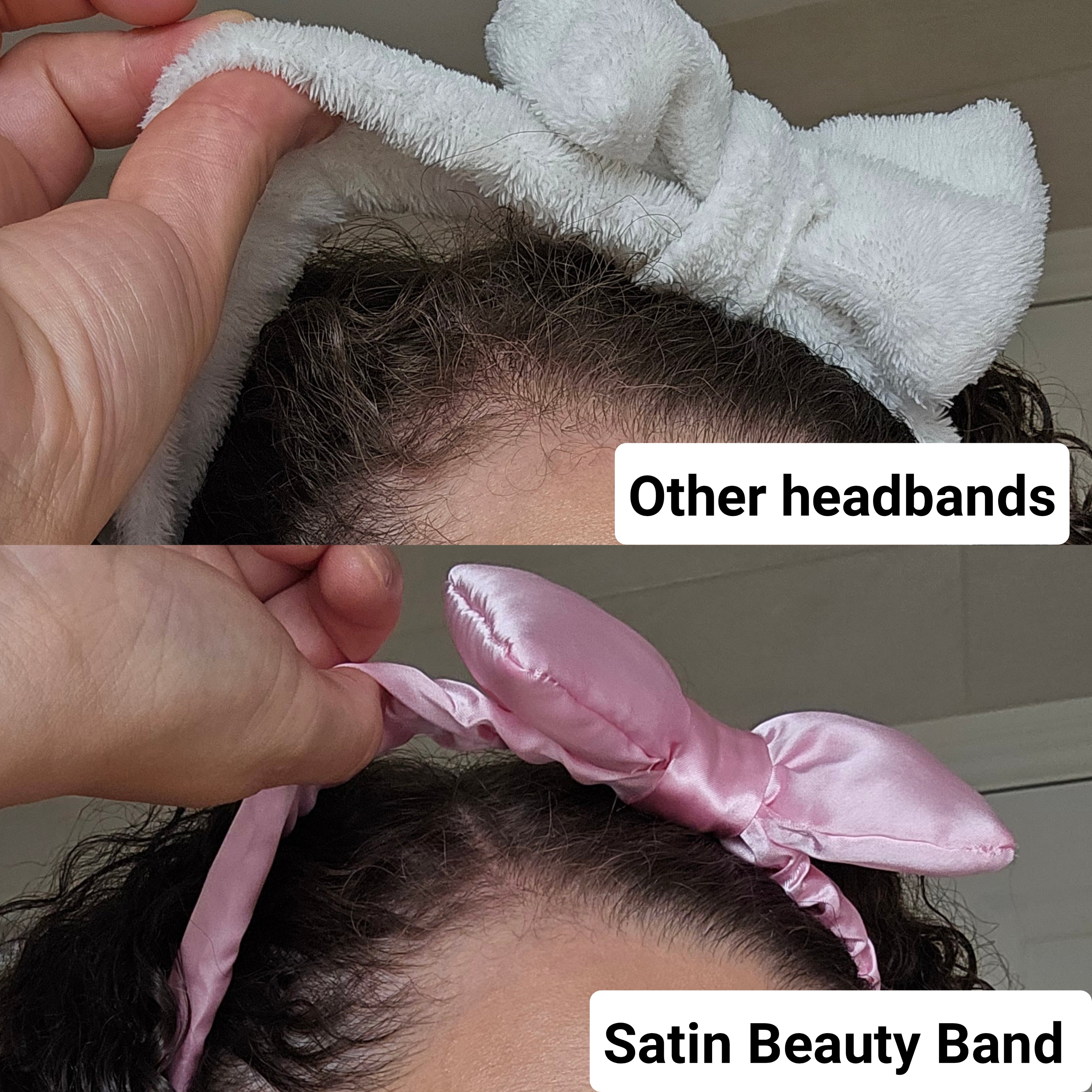 Satin Beauty Band - 'Candy Pink'
