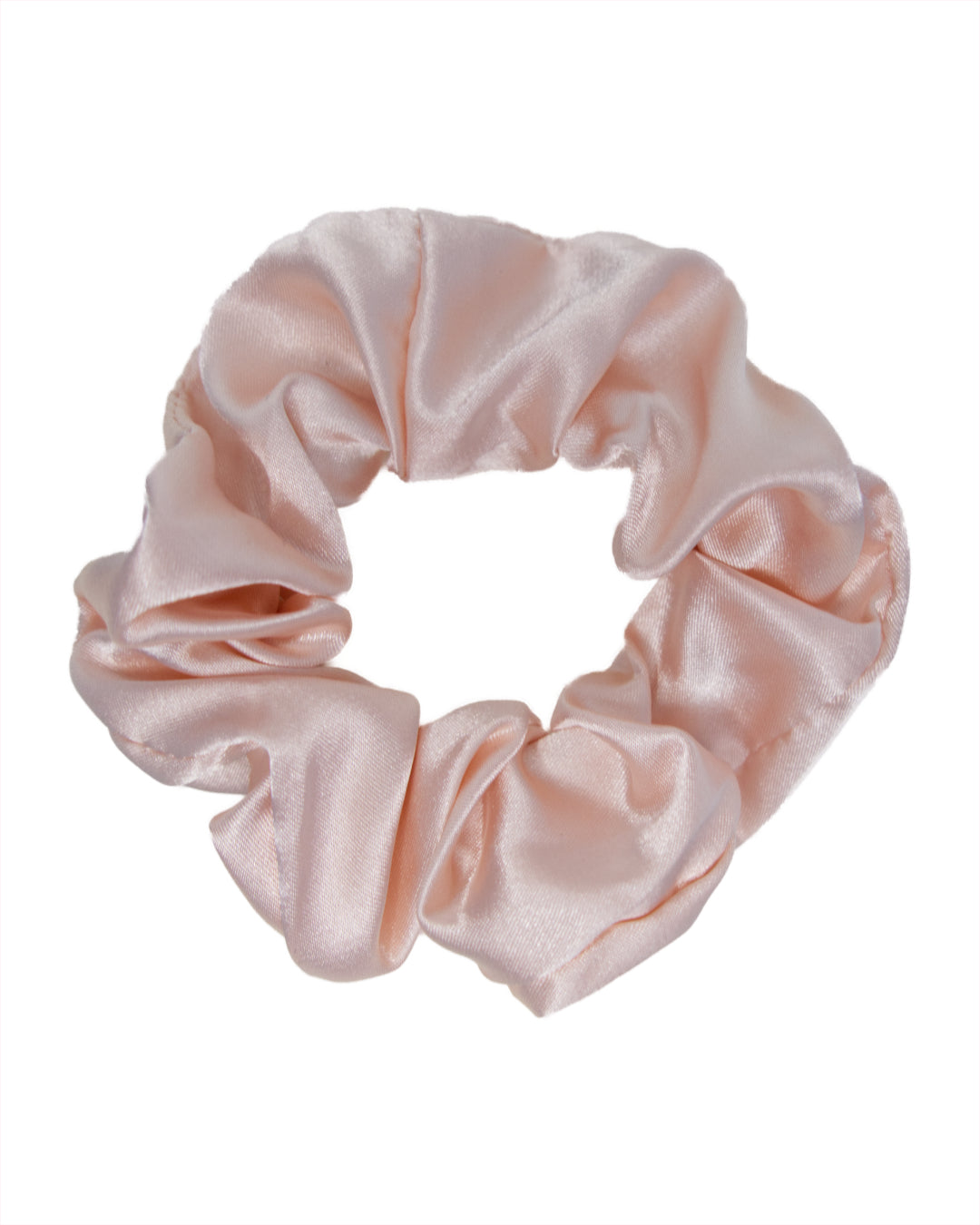 Small Satin Scrunchie - 'Rose Quartz'