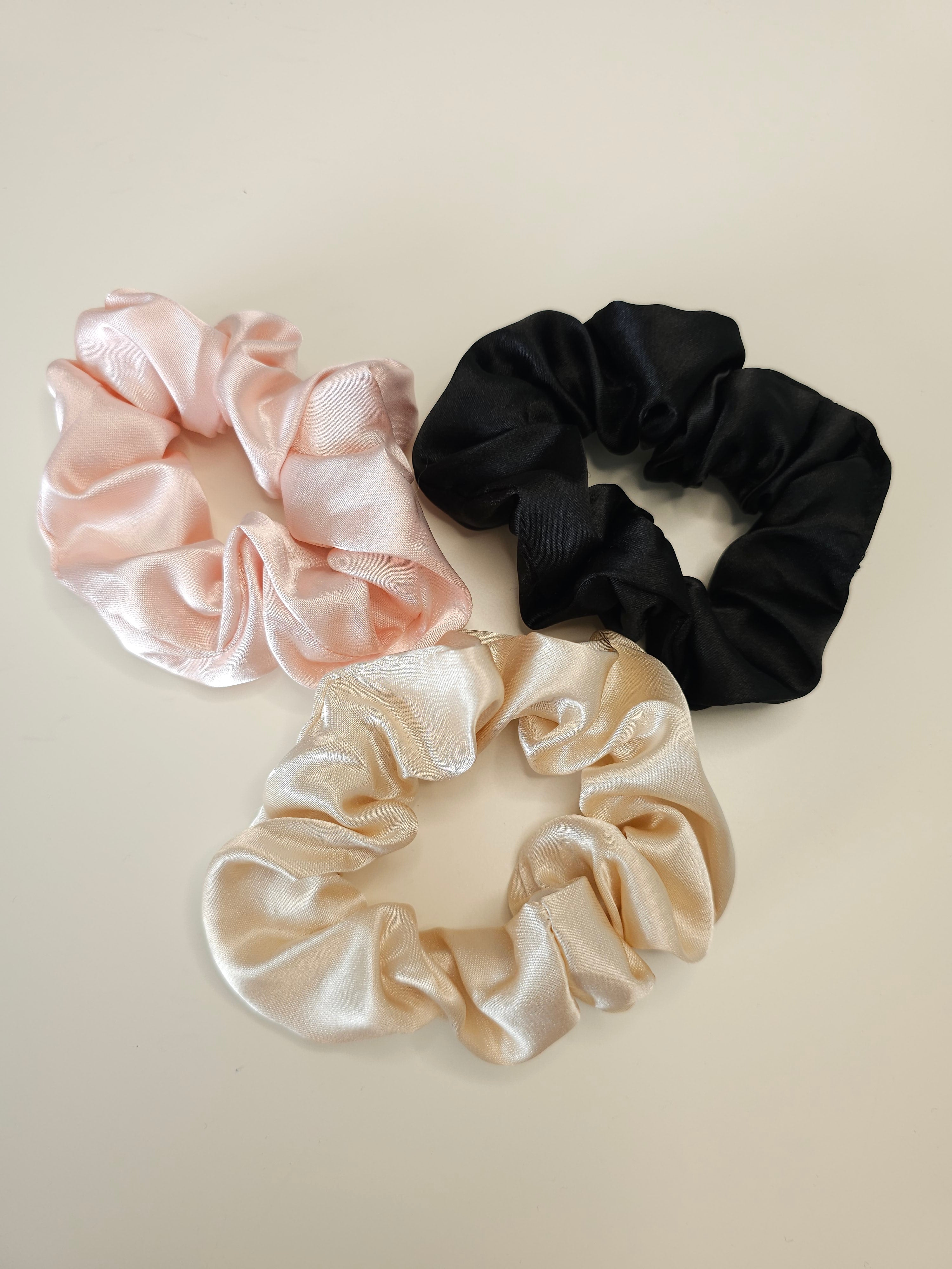 The 'Crystal' Scrunchie Trio
