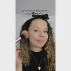 Satin Spa Headband for Curly Hair - Black