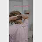 Small Satin Scrunchie - 'Rose Quartz'