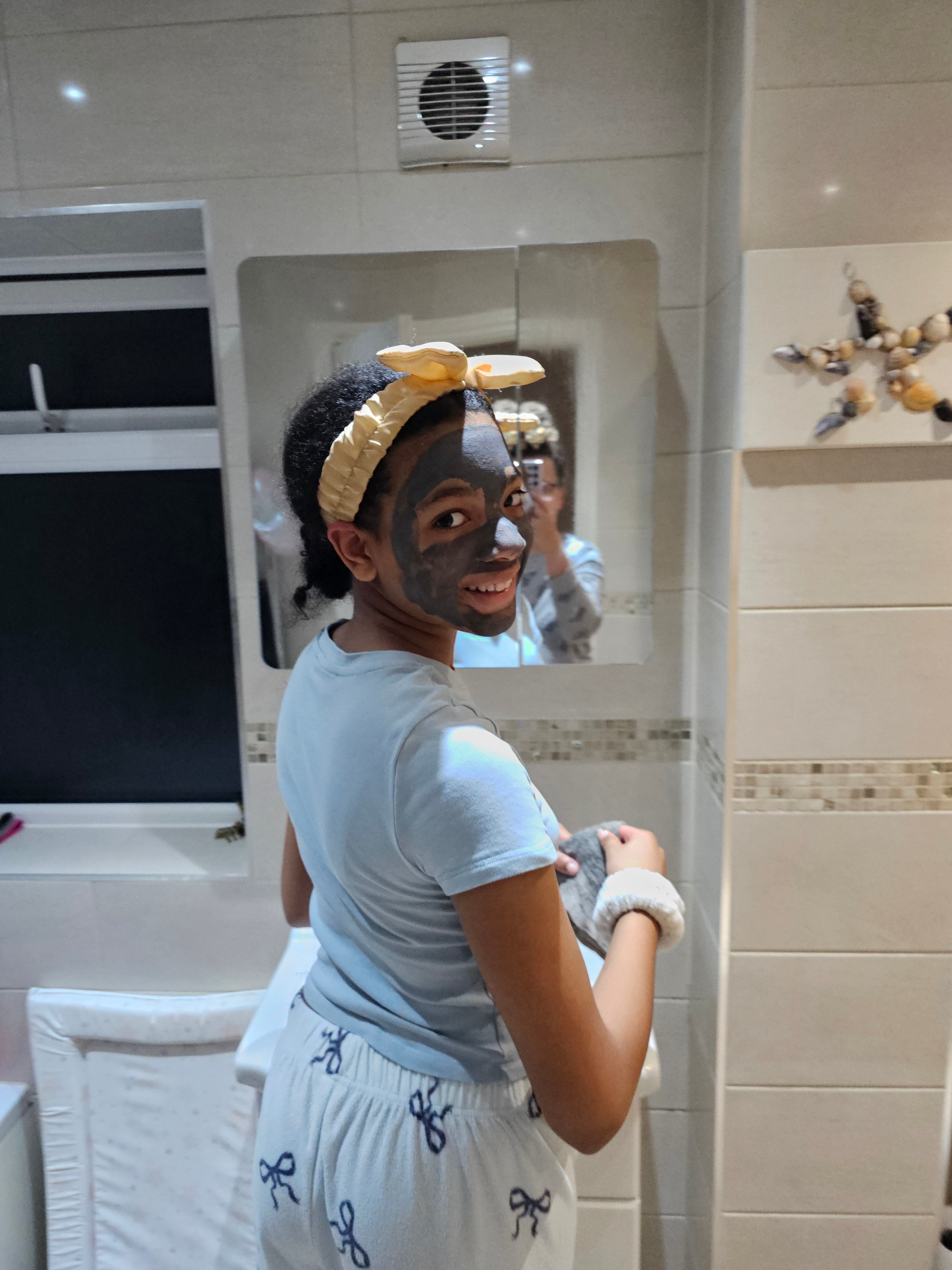 Satin Spa Headband for Curly Hair - Gold