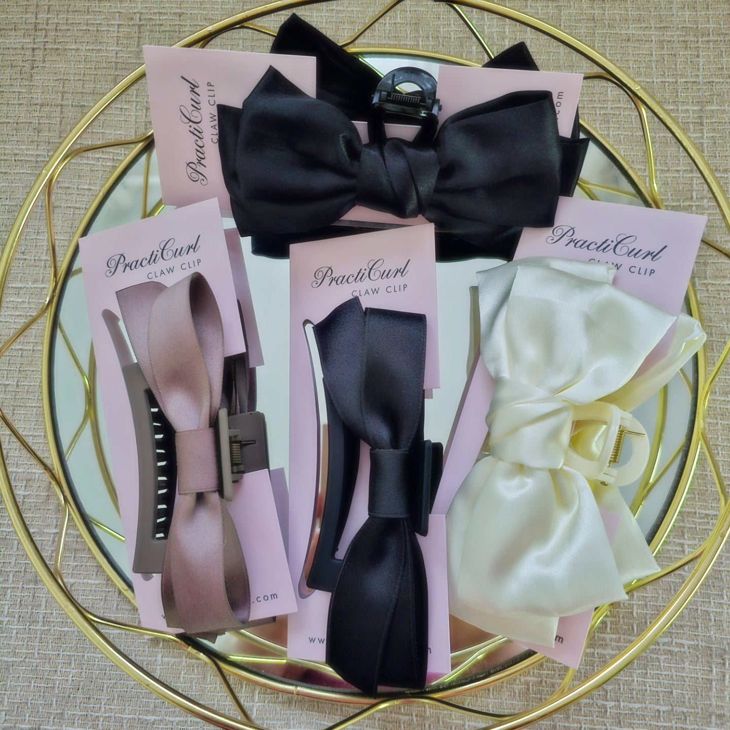 Small Bow Clip - Black