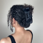 Small Bow Clip - Black